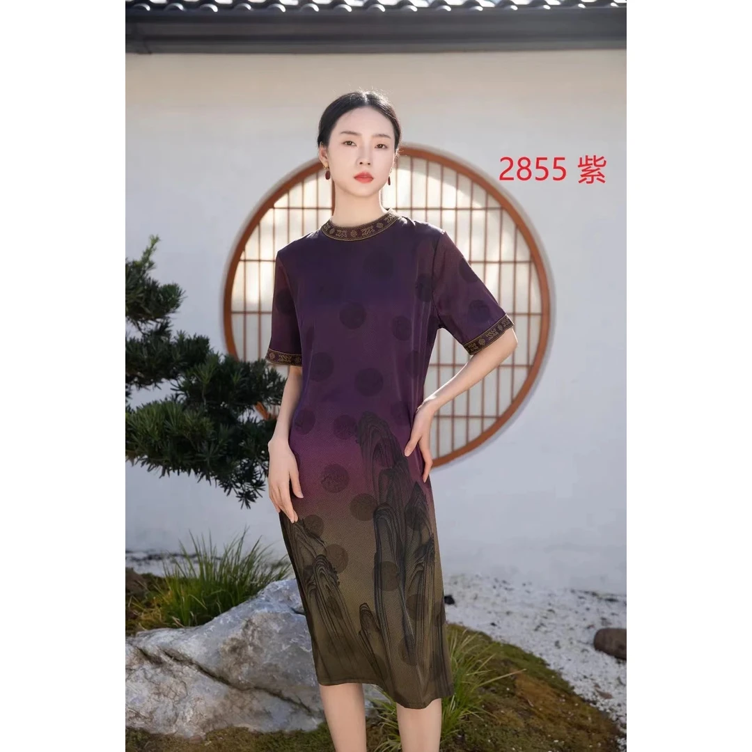 2855-17新款舒适时尚连衣裙