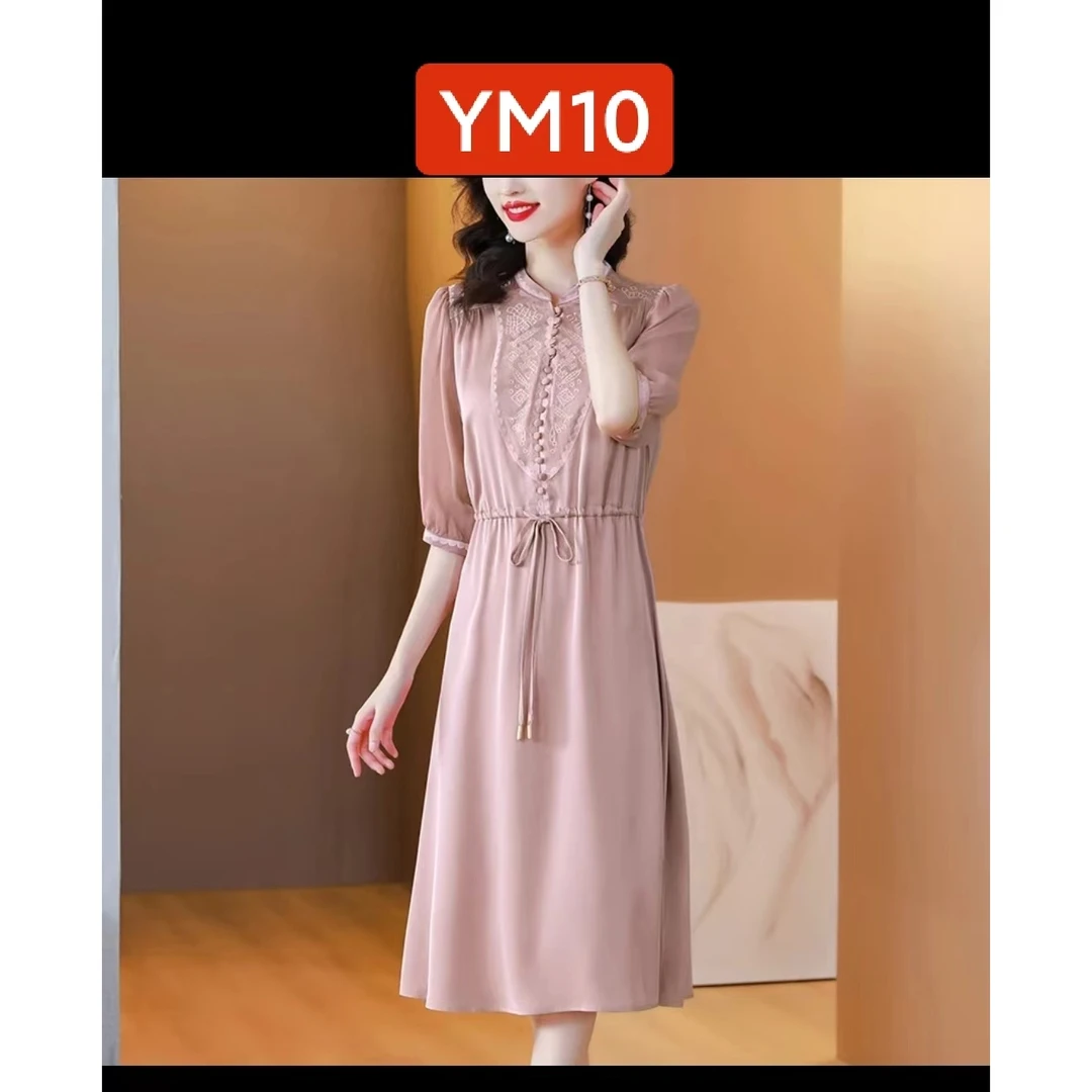 YM10-17新款时尚气质连衣裙