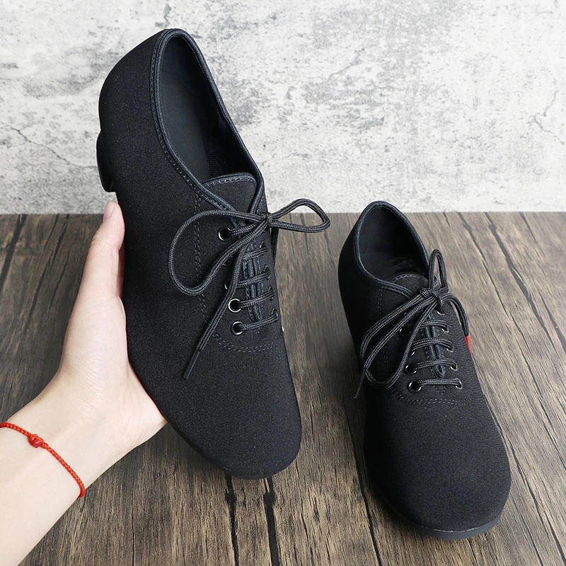 【爆款牛津布鞋】丹宝罗室外拉丁舞教师鞋女式摩登舞正规舞蹈鞋软底