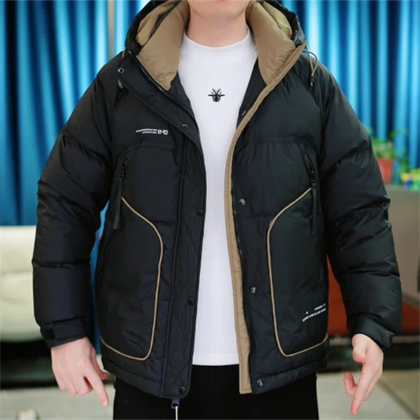 【麦炫严选】冬季新款男士外套男连帽潮流时尚休闲保暖非标潮流8829