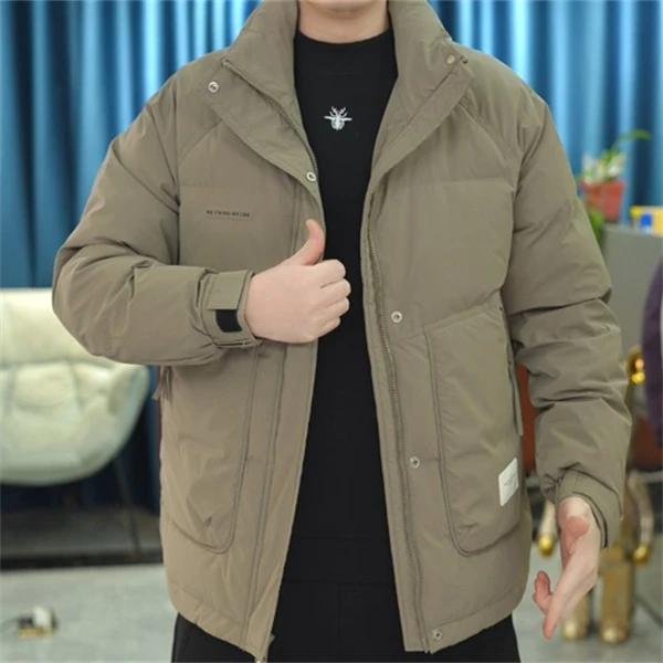 【麦炫严选】冬季立领时尚短款外套男士潮流加厚保暖外套8830