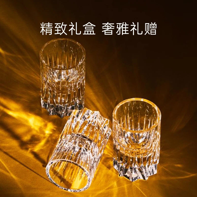 LOMONOSOV尖锋系列分酒器家用玻璃小酒杯一口杯烈酒杯z