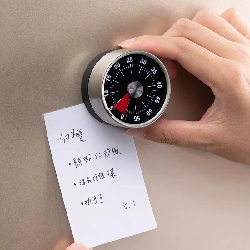 onlycook冰箱贴时间计时器磁吸定时器厨房机械时钟闹钟闹铃提醒器