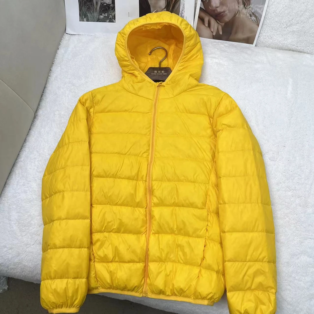 儿童轻薄款连帽校服神奇羽绒服 H1578
