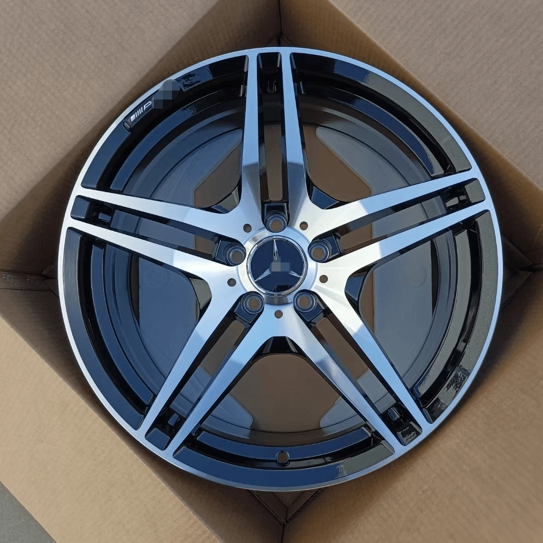 旋压轮毂19寸前后配适配奔驰C E S GLK GLC CLS级轻量化改装升级