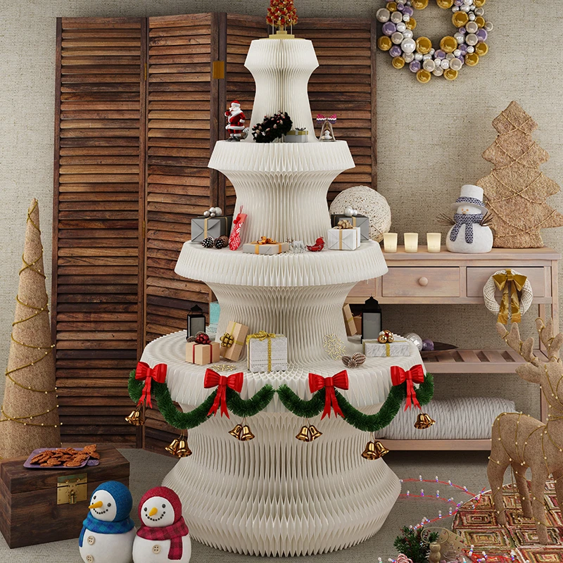 圣诞节客厅可置物圣诞树可折叠收纳圣诞树氛围布置商超简约装饰品