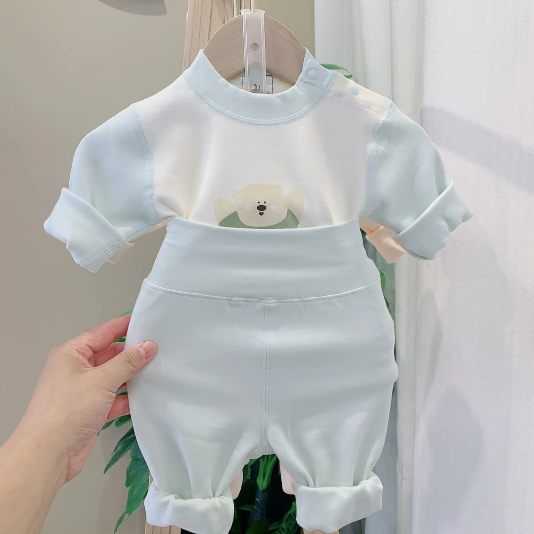 婴儿衣服宝宝分体套装245A婴幼儿秋衣秋裤套装打底衣内搭秋冬套装