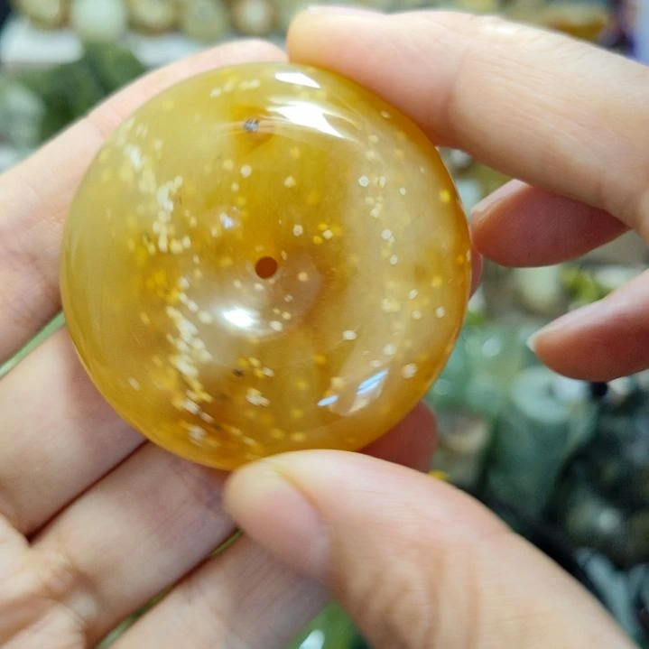 岫玉平安扣未镶嵌