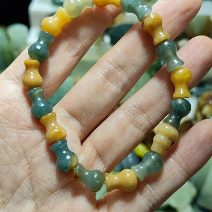岫玉手串款式未镶嵌