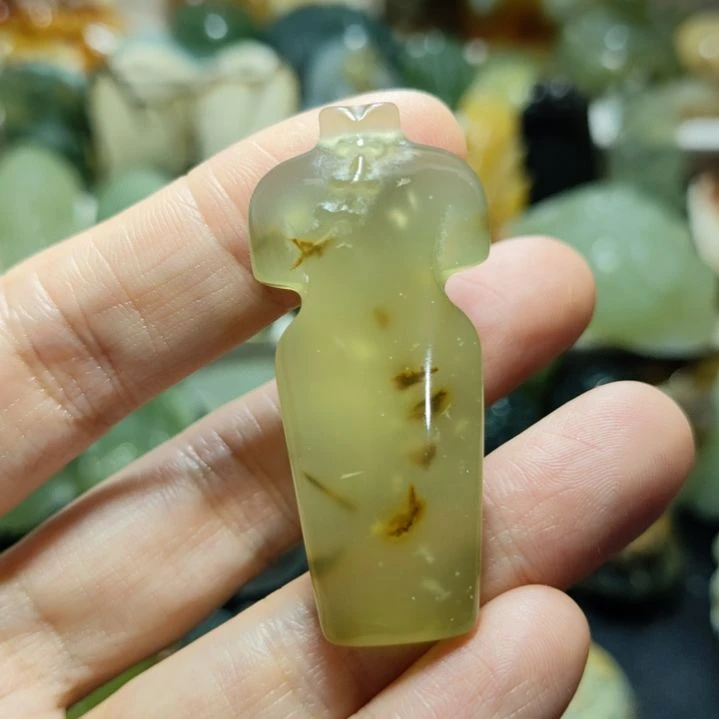 岫玉挂坠款式未镶嵌