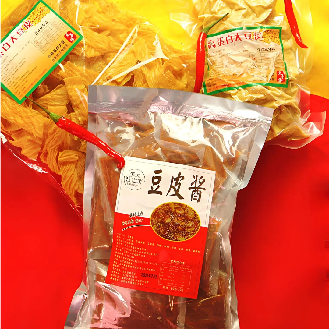 东北怀旧老式豆皮酱麻辣过瘾解馋美味