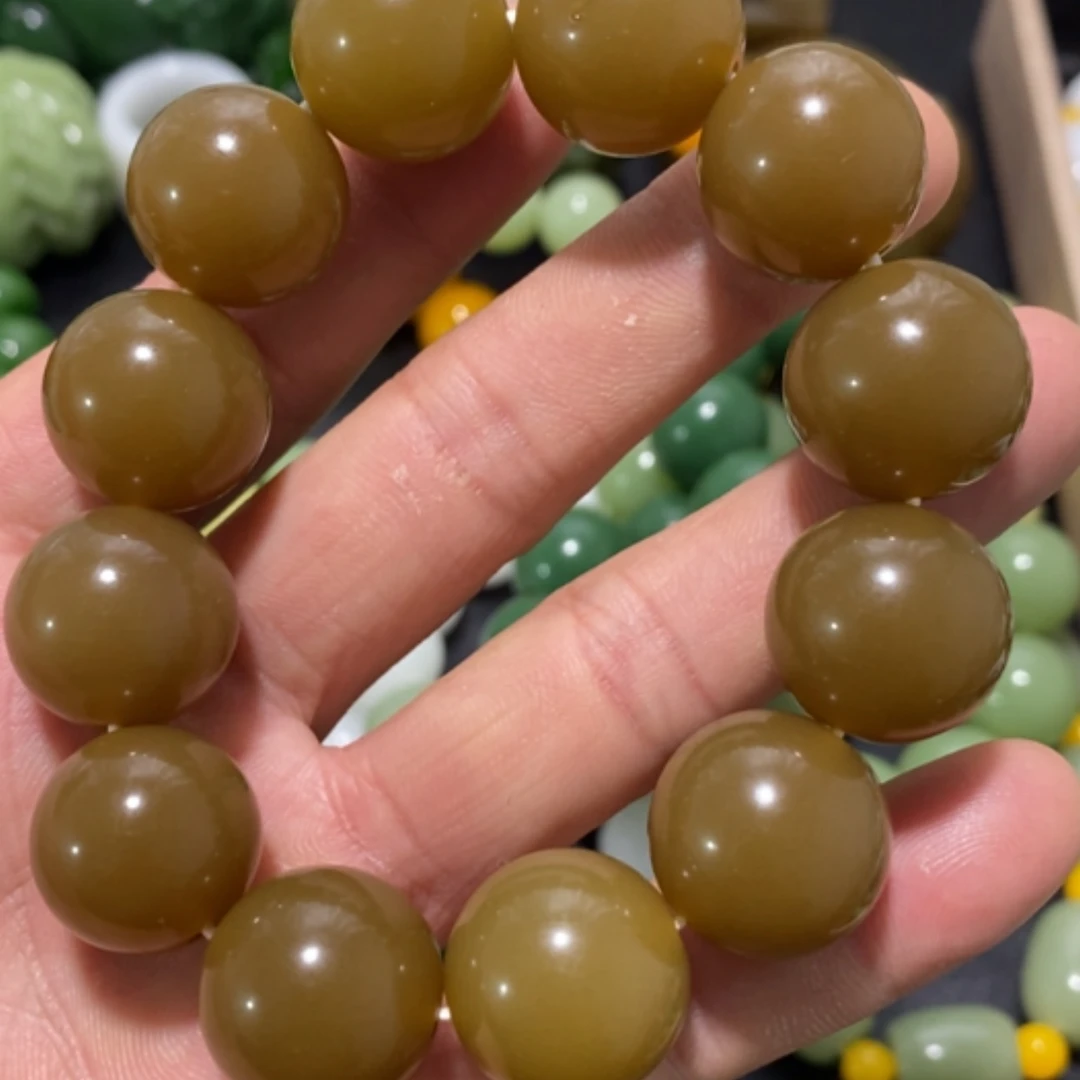 【闪购商品】和田玉(糖玉)手链未镶嵌