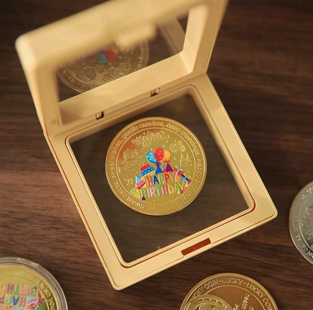 【北柯】生日纪念币礼物女生快乐硬币小红书同款礼物闺蜜实用高级感