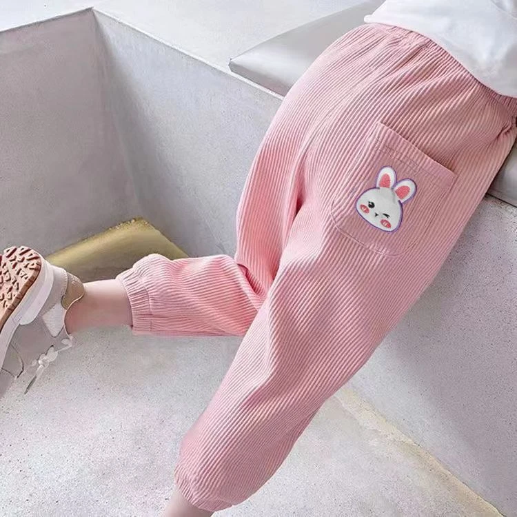 儿童休闲裤2025春秋宝宝春装休闲裤春款男童运动裤卡通女童运动裤