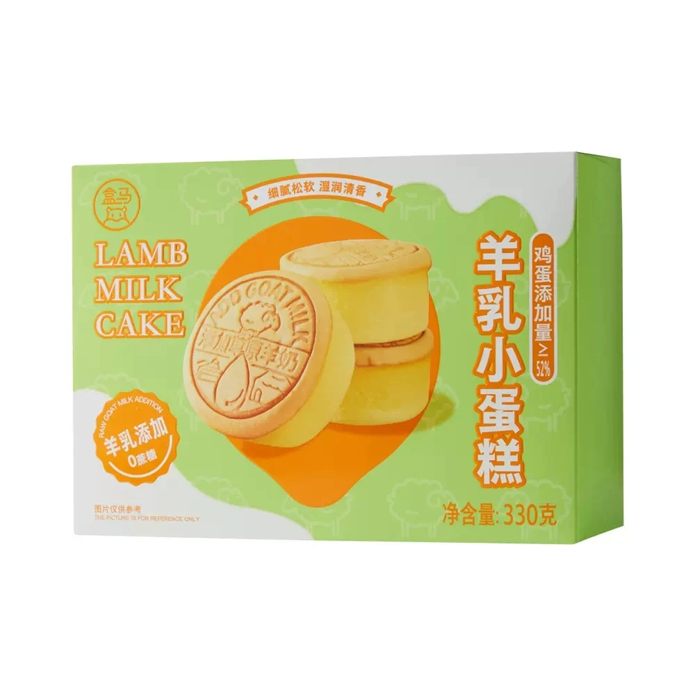 盒马代购 羊乳小蛋糕 330G早餐糕点营养蛋糕健康零食休闲食品小吃