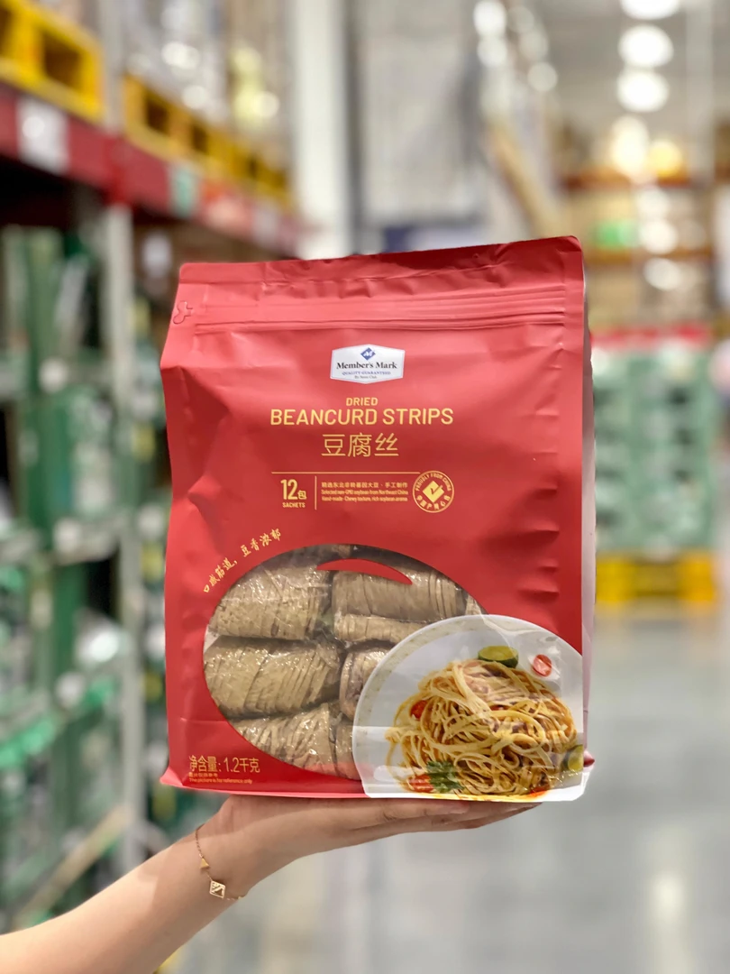 MM豆腐丝干1200g凉拌素菜豆油皮豆腐皮油豆皮丝腐竹丝豆丝