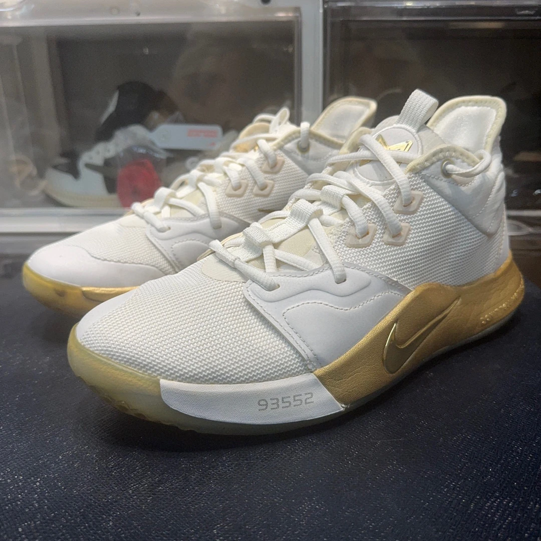 43码/NIKE PG3 NASA阿波罗登月 实战篮球鞋/95新无盒