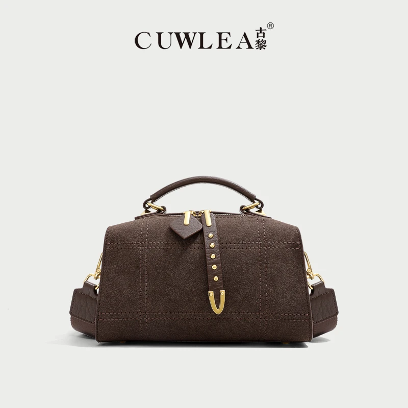 【CUWLEA/古黎】2024年新款枕头包美拉德单肩斜挎包GL-2060（送礼盒）