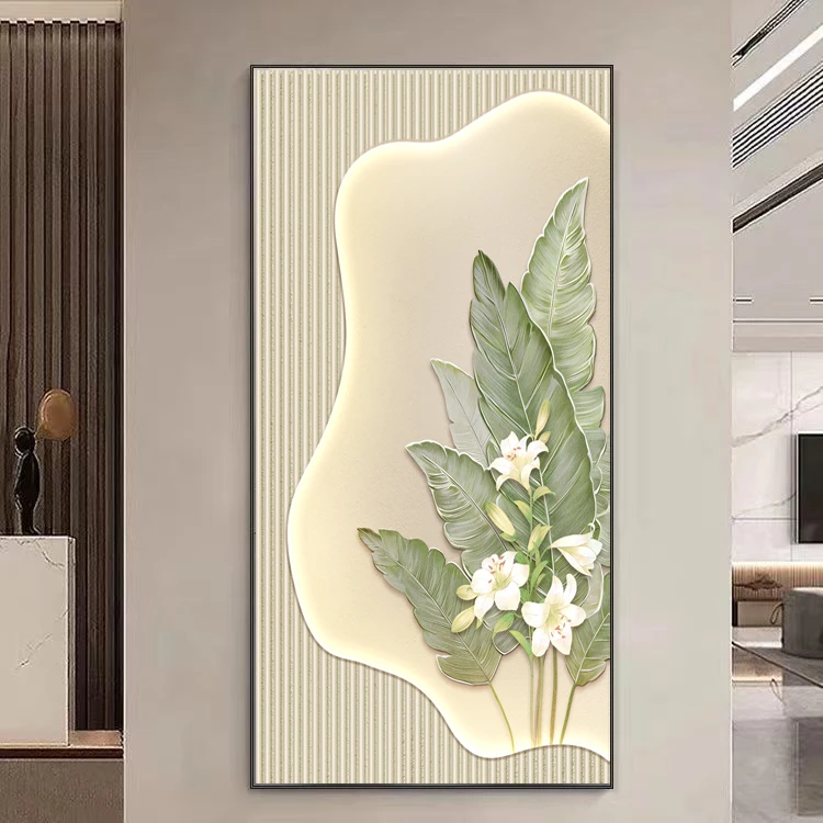 现代简约玄关装饰画抽象艺术客厅沙发背景墙挂画轻奢走廊过道壁画