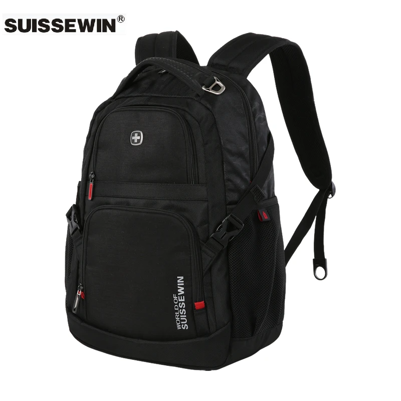 SUISSEWIN大容量双肩包户外防泼水旅行电脑背包SD8906