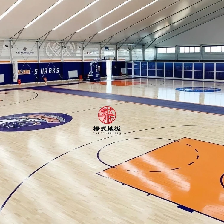 枫桦木运动木地板枫木体育木地板室内专用减震木地板生产销售