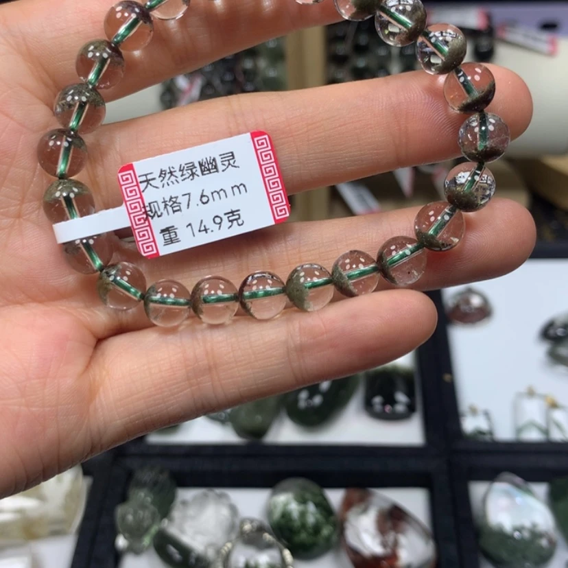 【闪购商品】水晶手串未镶嵌绿幽灵手串