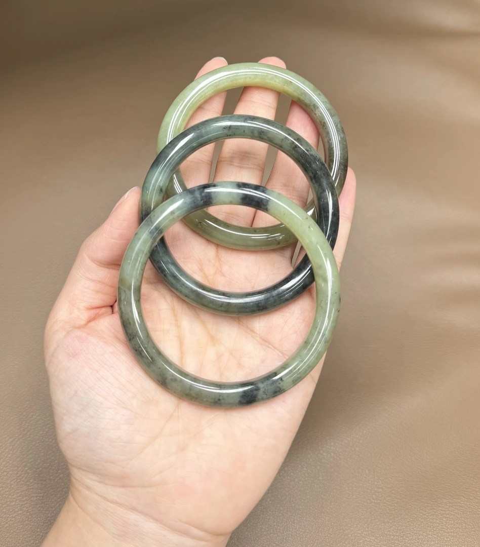 新疆和田玉-楼兰三色手镯（多样性发其一）