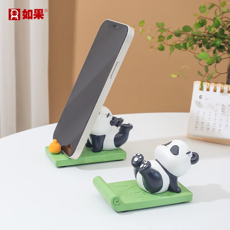 ROOGO/如果淘手机支架创意卡通可爱稀奇古怪桌面支架多功能摆件
