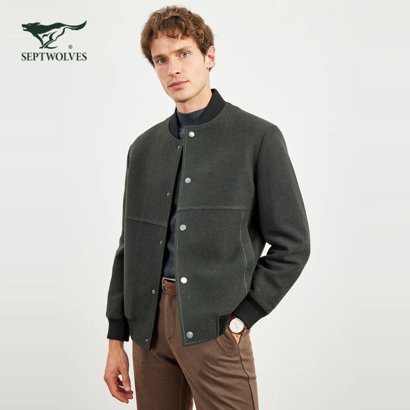 【易打理】七匹狼官方男士户外运动休闲舒适时尚简约棒球领秋冬夹克