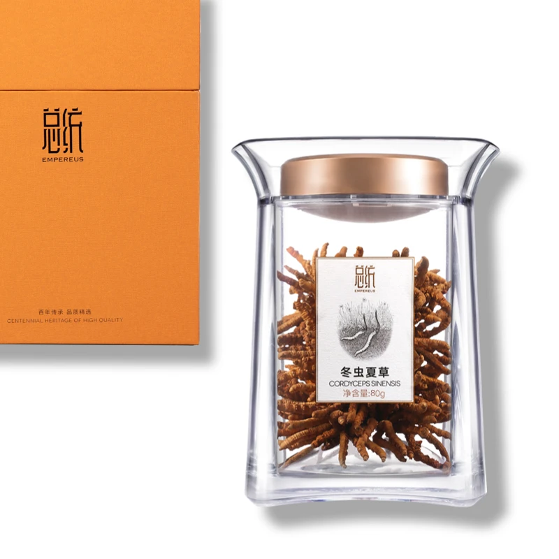 【知嘛甄选】总统牌 冬虫夏草 -24/80g/瓶 滋补养生