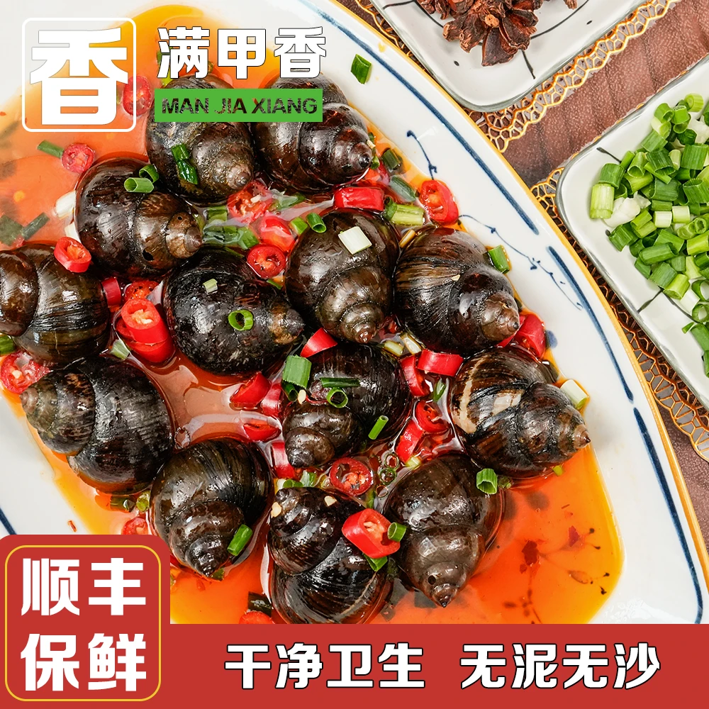 【顺丰包邮】香辣大田螺严选大号田螺新鲜现做美味加热即食洪湖发货