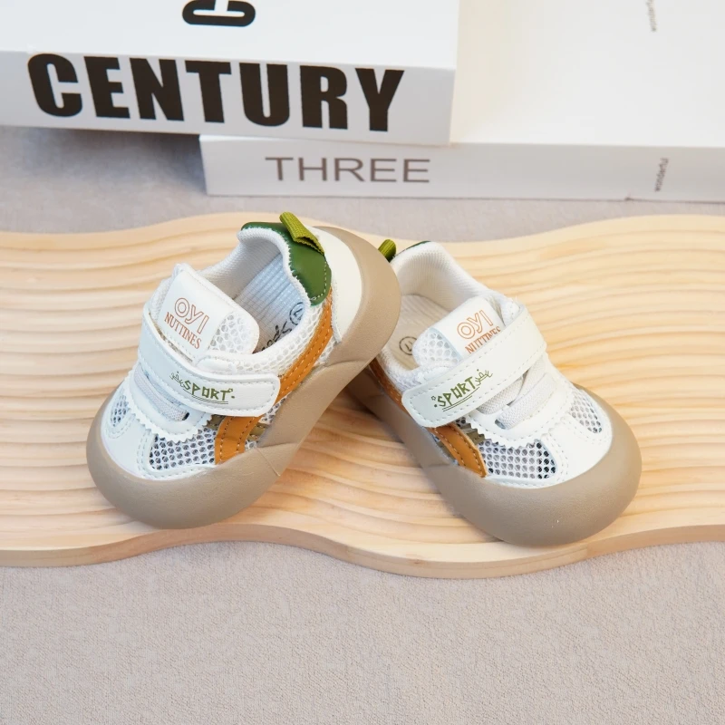 宝宝鞋子春夏0-3岁男宝软底学步鞋女婴幼儿透气网面休闲鞋