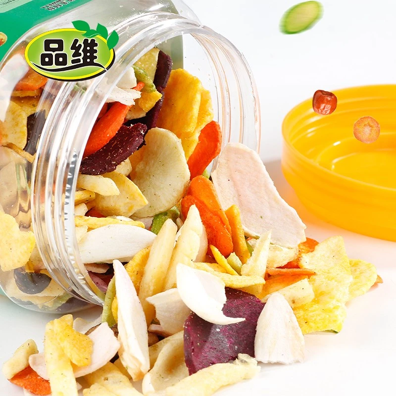 品维综合果蔬干什锦果蔬脆香菇脆脱水蔬菜干零食245g
