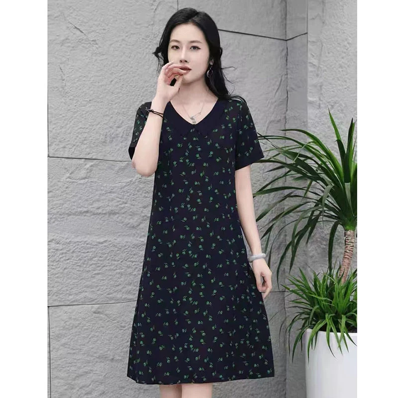 【桃姐宠粉】M770女装连衣裙气质时尚夏季休闲百搭中长款裙子