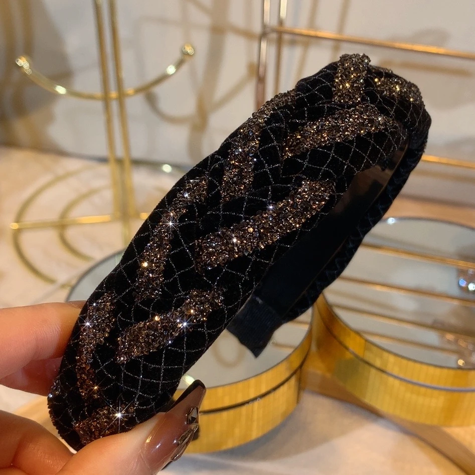韩版气质发箍个性麻花辫发卡带齿防滑百搭发饰编织头箍宽边百搭