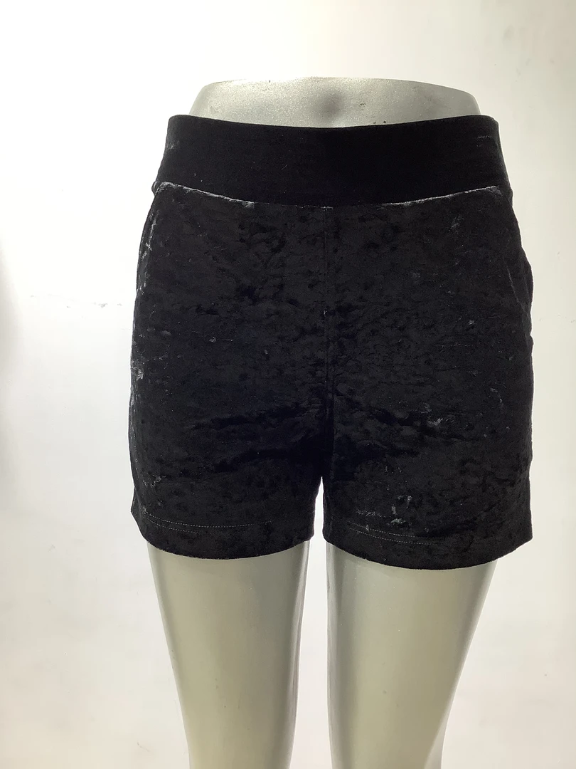秀巧高端丝绒时尚短裤7593款