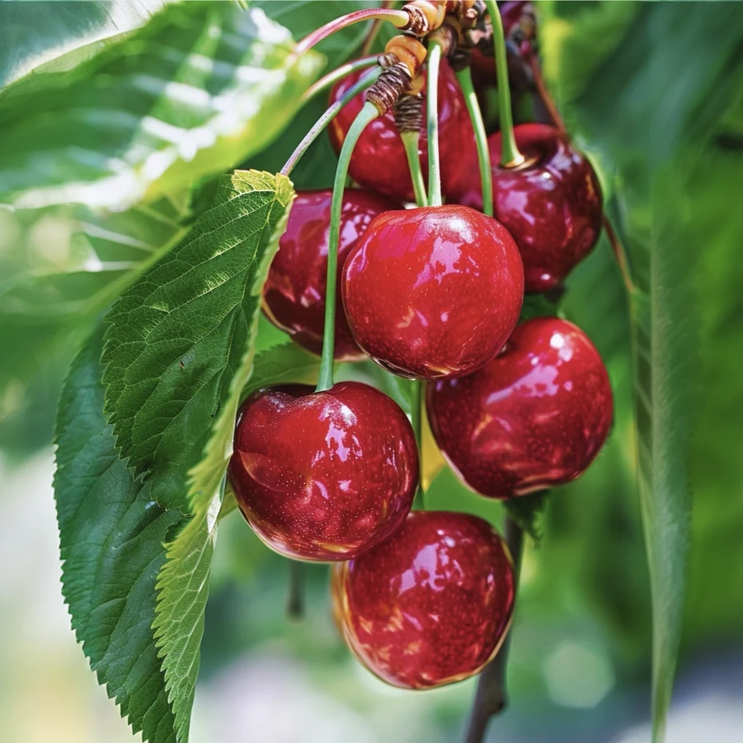 大红灯笼樱桃6月成熟 南北方种植 地栽盆栽 现挖现发