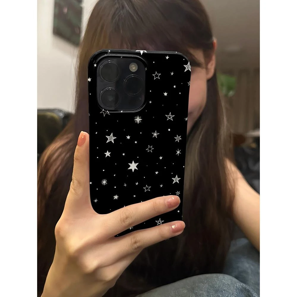 木深邃黑夜星星艺术适用于苹果iPhone15pro/14promax/15/14/13/11