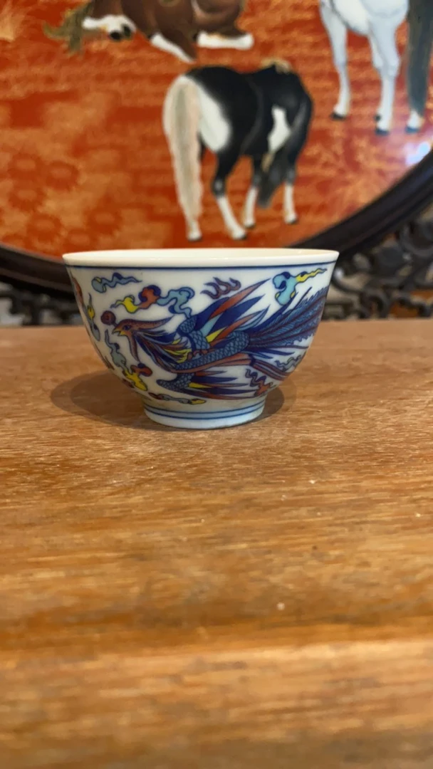 青花龙凤呈祥茶杯⋯⋯