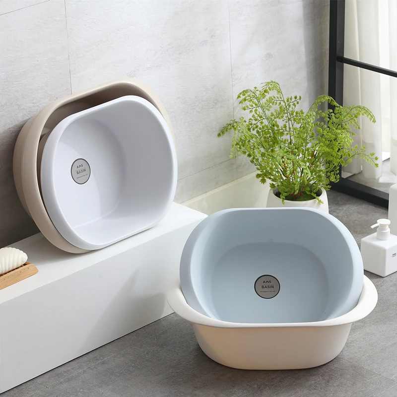 塑料脸盆学生宿舍家用加厚大号洗菜婴儿洗脸洗屁盆洗衣服洗脚面盆