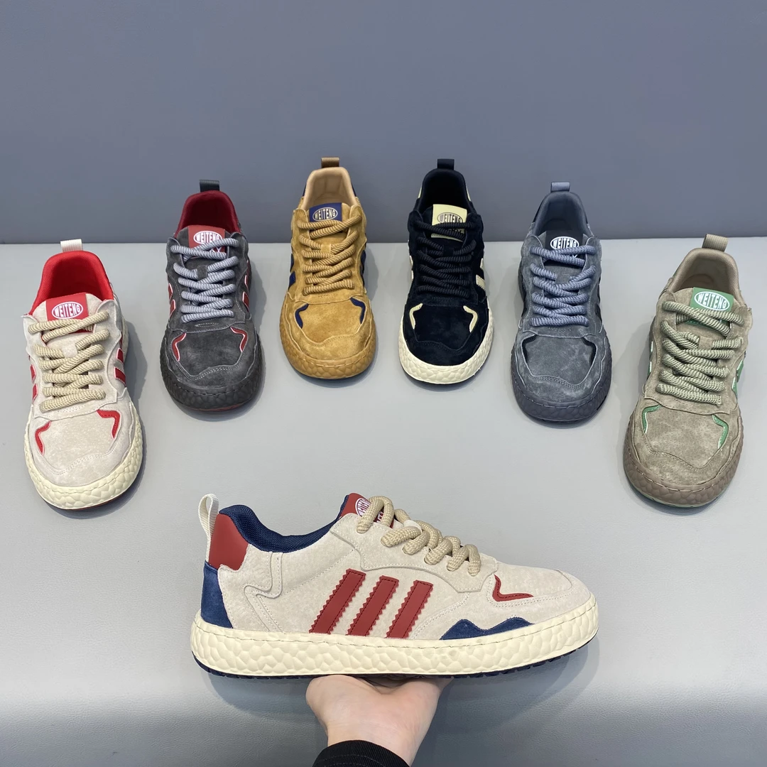 复古轻奢高级感男士休闲鞋秋季新款时尚运动鞋男鞋