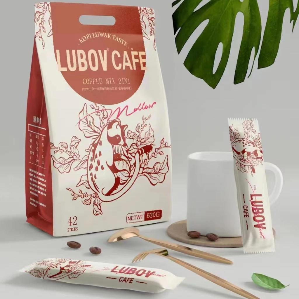 【好物甄选】马来西亚进口LUBOV炭烧二合一咖啡630g