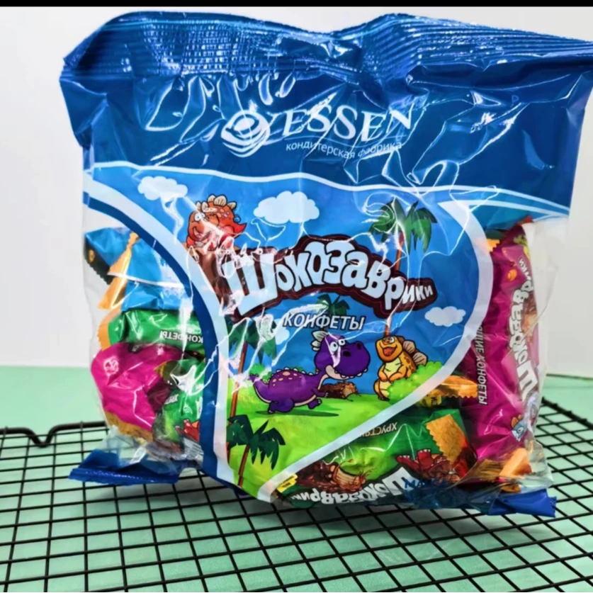 【俄货专场】俄罗斯原装进口贵族小恐龙巧克力焦糖夹心糖500克