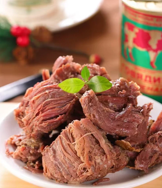 【五盒更划算】白俄罗斯原装进口歌罗德牛肉罐头338克/罐