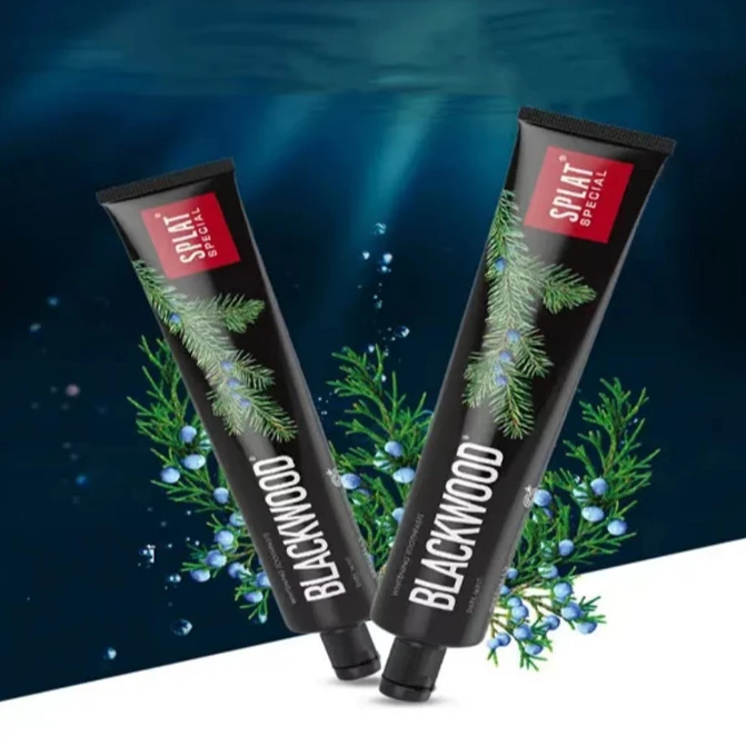 俄罗斯SPLAT斯普雷特活性炭牙膏75ml