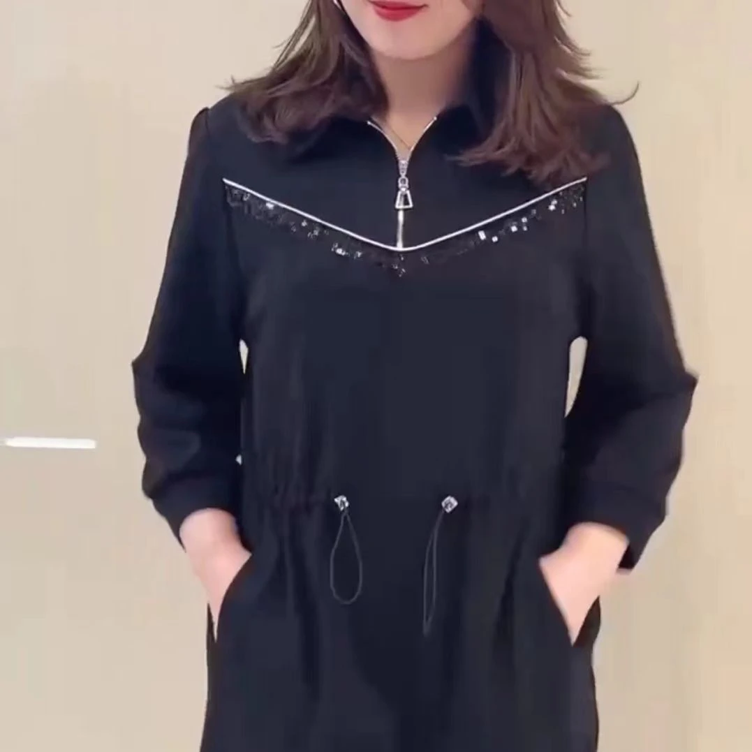 【萍姐精选】2340大码时尚显瘦连衣裙