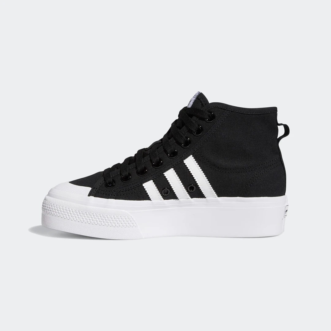Adidas/阿迪达斯 女子三叶草NIZZA PLATFORM 运动帆布鞋 FY2783