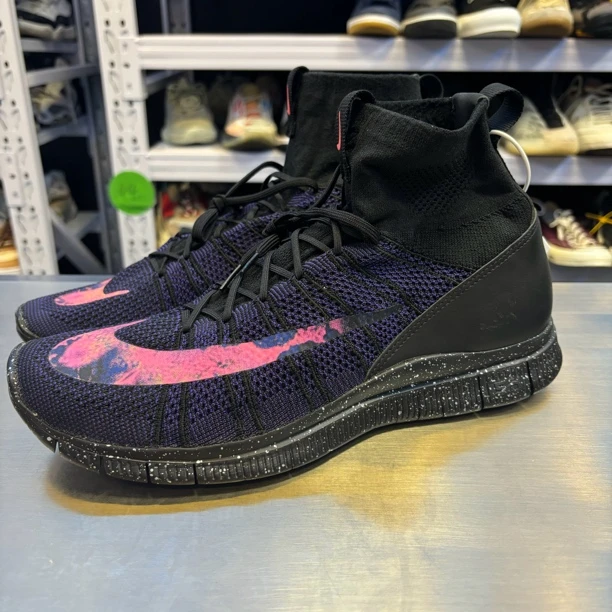 捡漏Nike大吕布 黑紫色 46码 全新裸鞋 1299好价球鞋