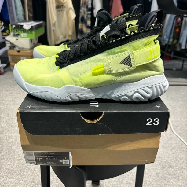jordanproto-react黄绿色44码全新