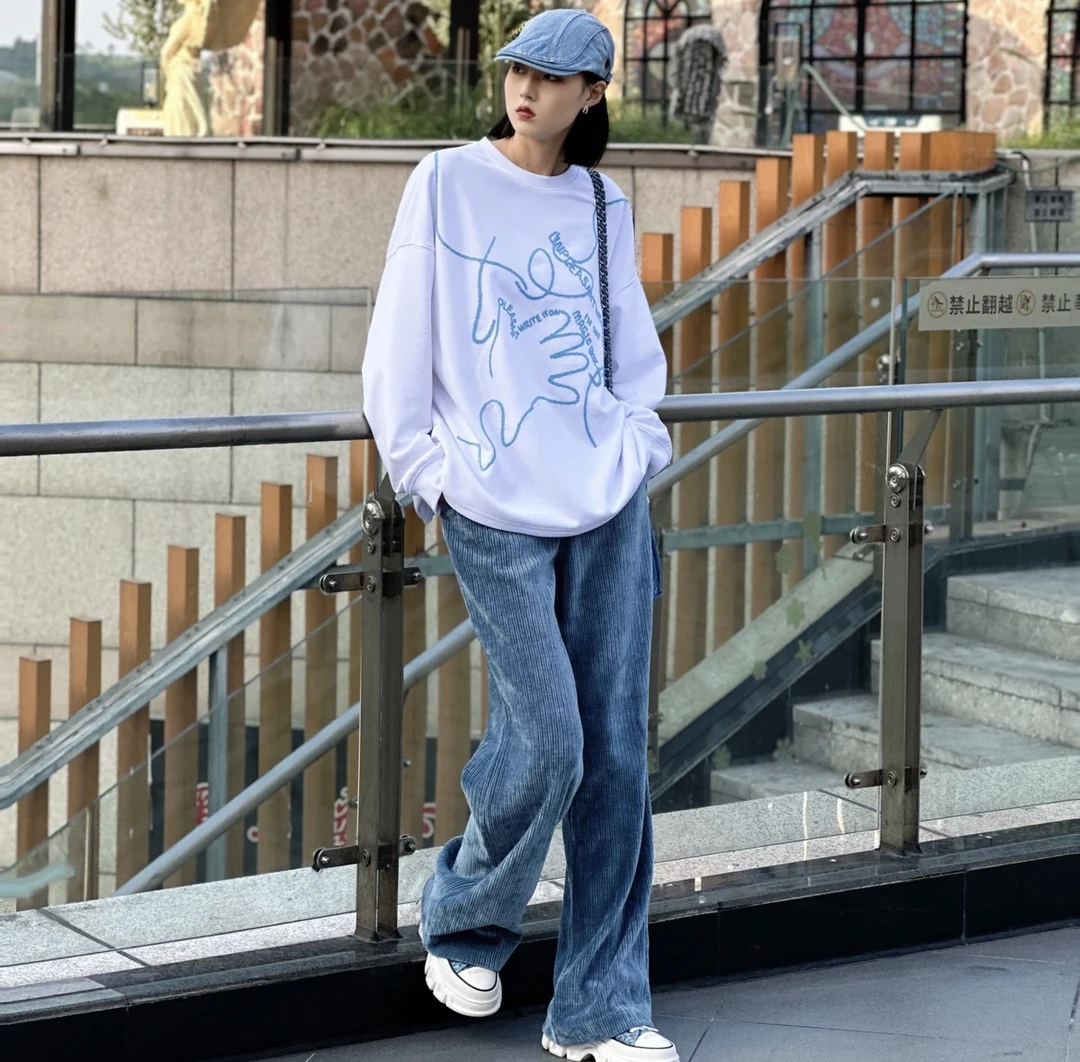 【心动符号】哥弟宽松潮牌卫衣1393009-42095CZ-001